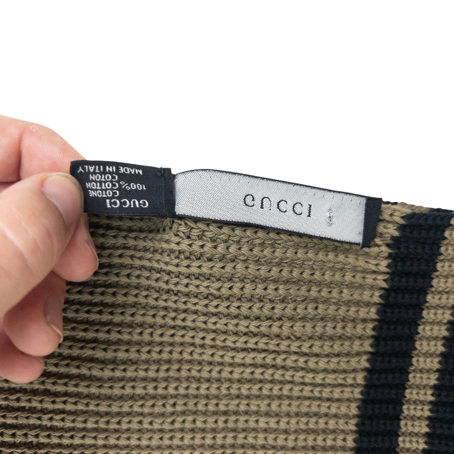 Vintage 2000s Gucci Knit Scarf