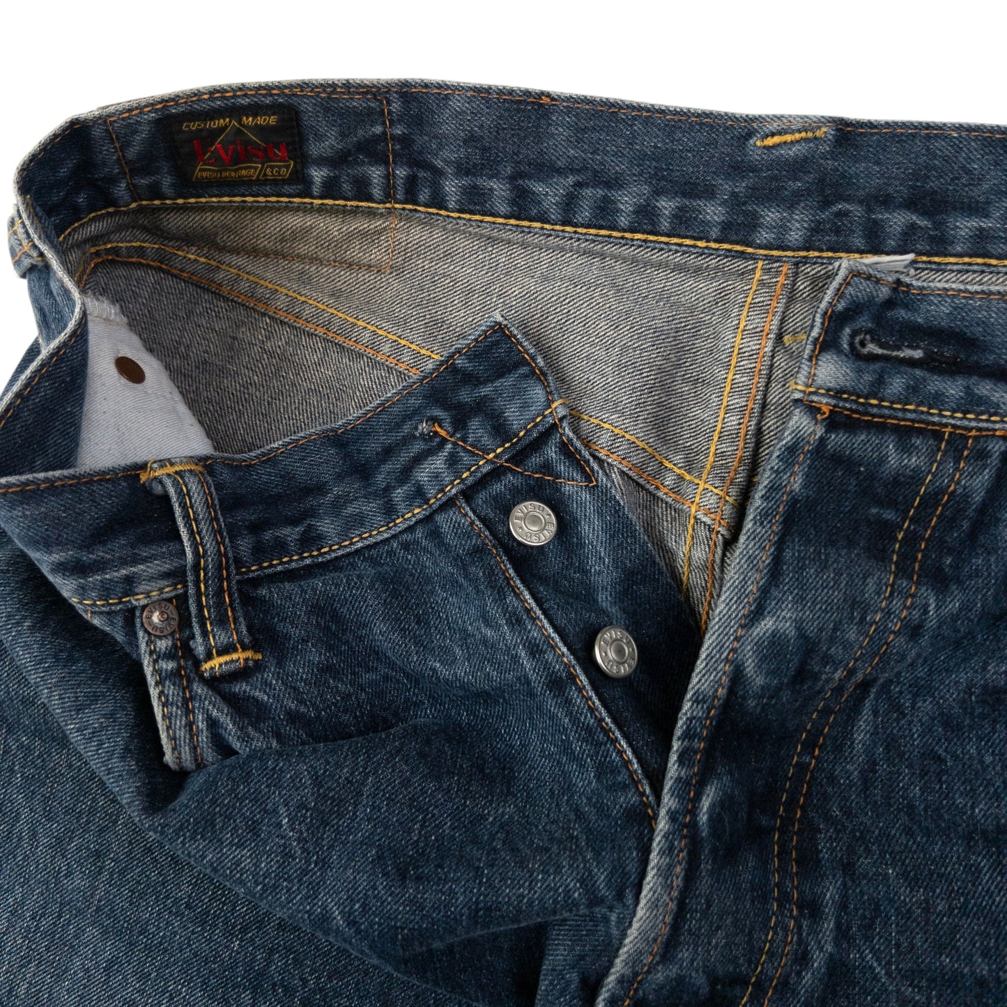 Vintage Evisu Double Gull Japanese Denim Jeans Size W34