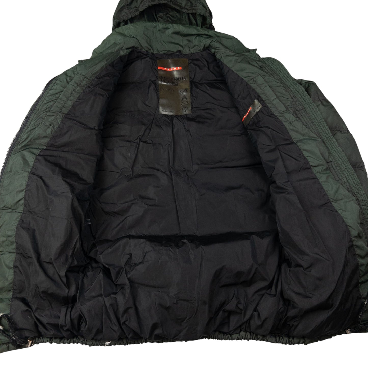 Vintage Prada Sport Zip Up Puffer Rain Jacket Size L