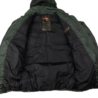 Vintage Prada Sport Zip Up Puffer Rain Jacket Size L