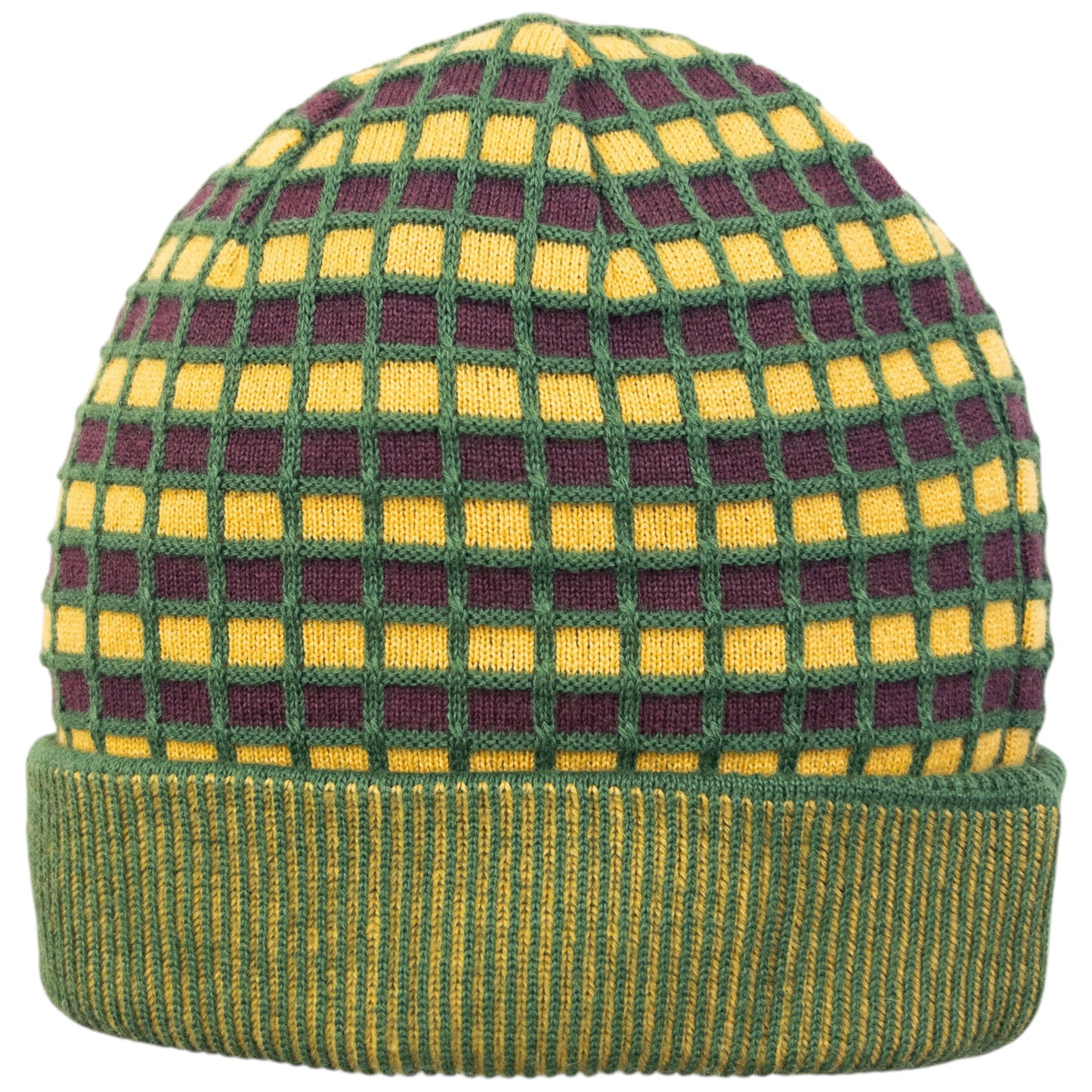 Vintage 2000s Jean Paul Gaultier Checkered Beanie Hat