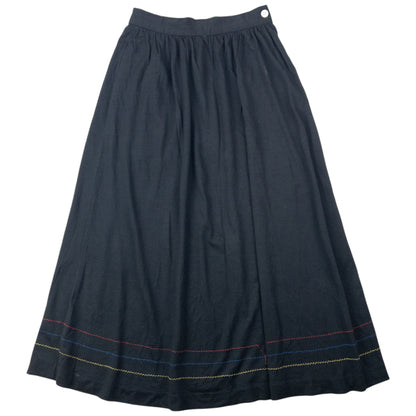 Vintage 90s Comme Des Garçons Tricot Embroidered Skirt Womens Size W23