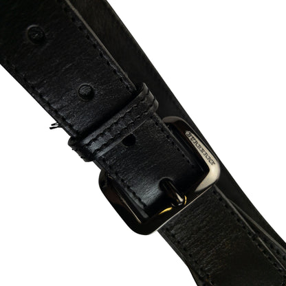 Vintage 2000s Burberry Studded Leather Belt Size S