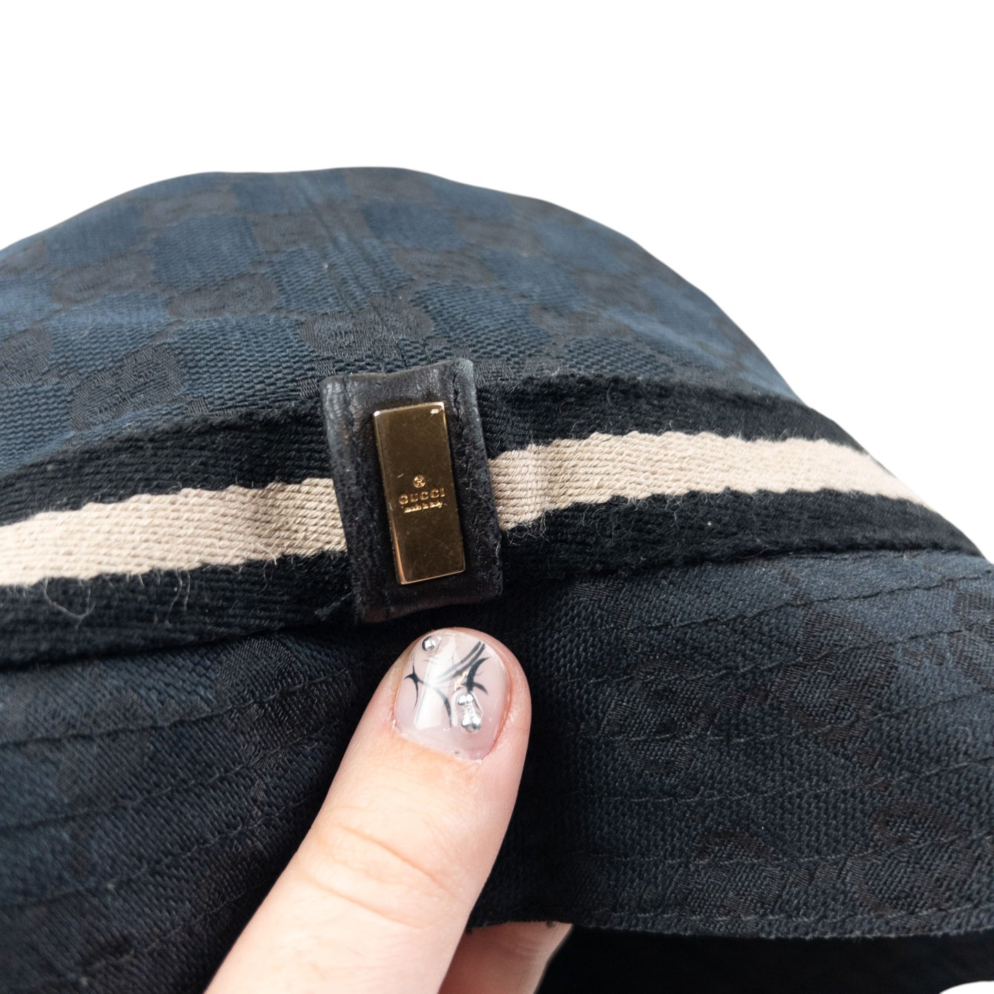Vintage 2000s Gucci Monogram Bucket Hat Size XS
