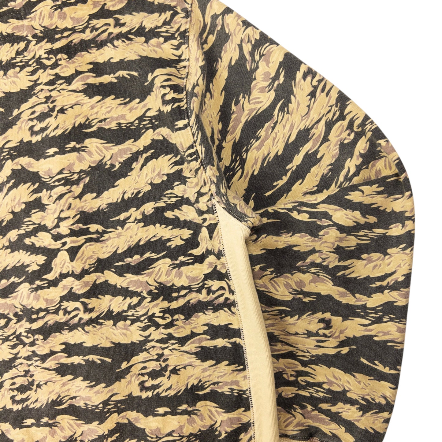 Vintage Stussy Pattern Zip Up Hoodie Size M