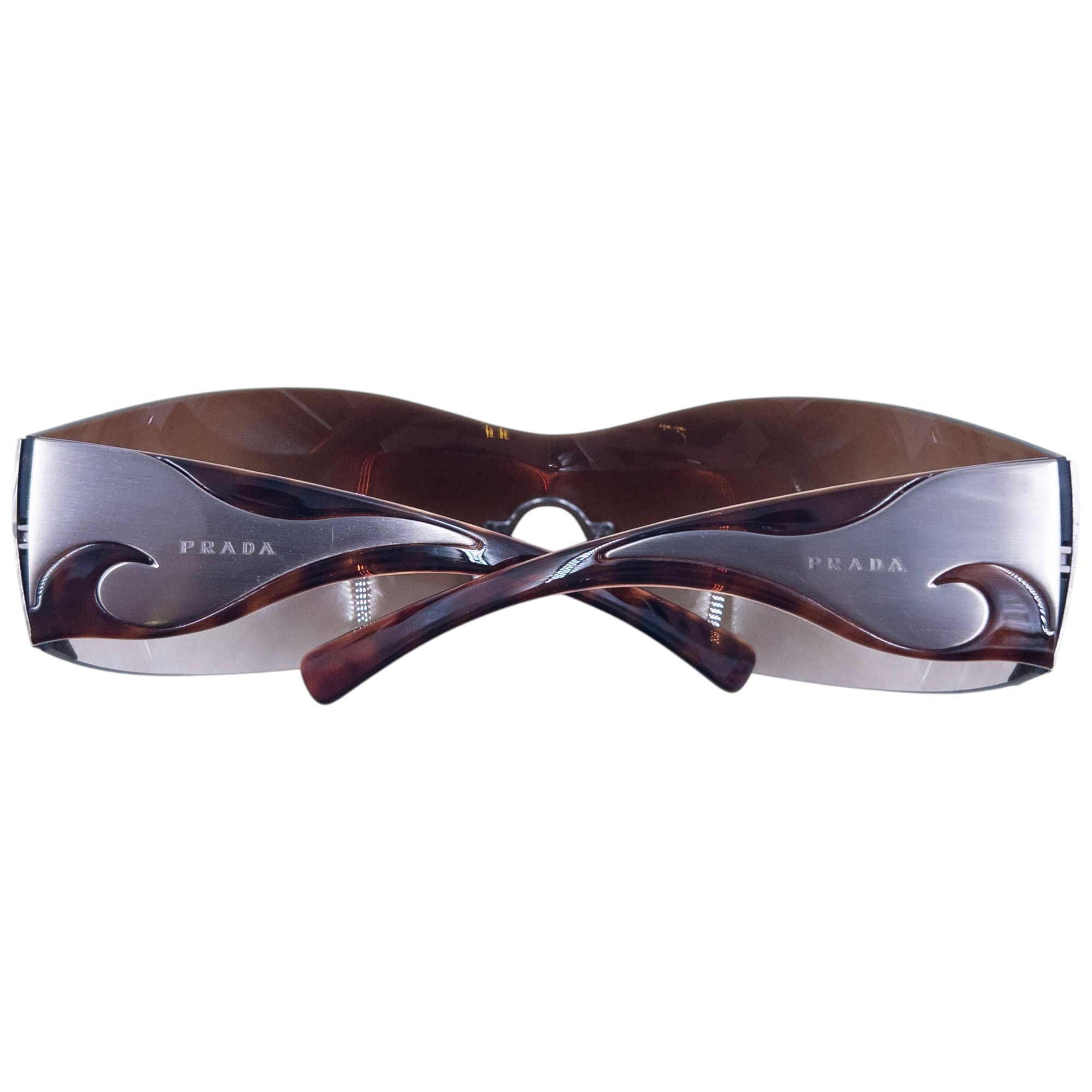 Vintage Prada Tortoise Shell Swirl Sunglasses