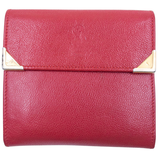 Vintage 90s YSL Yves Saint Laurent Leather Wallet