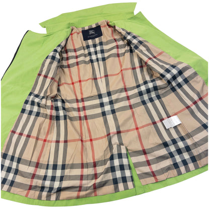 Vintage 2000s Burberry Nova Check Lined Belt Waist Jacket Womens Size M