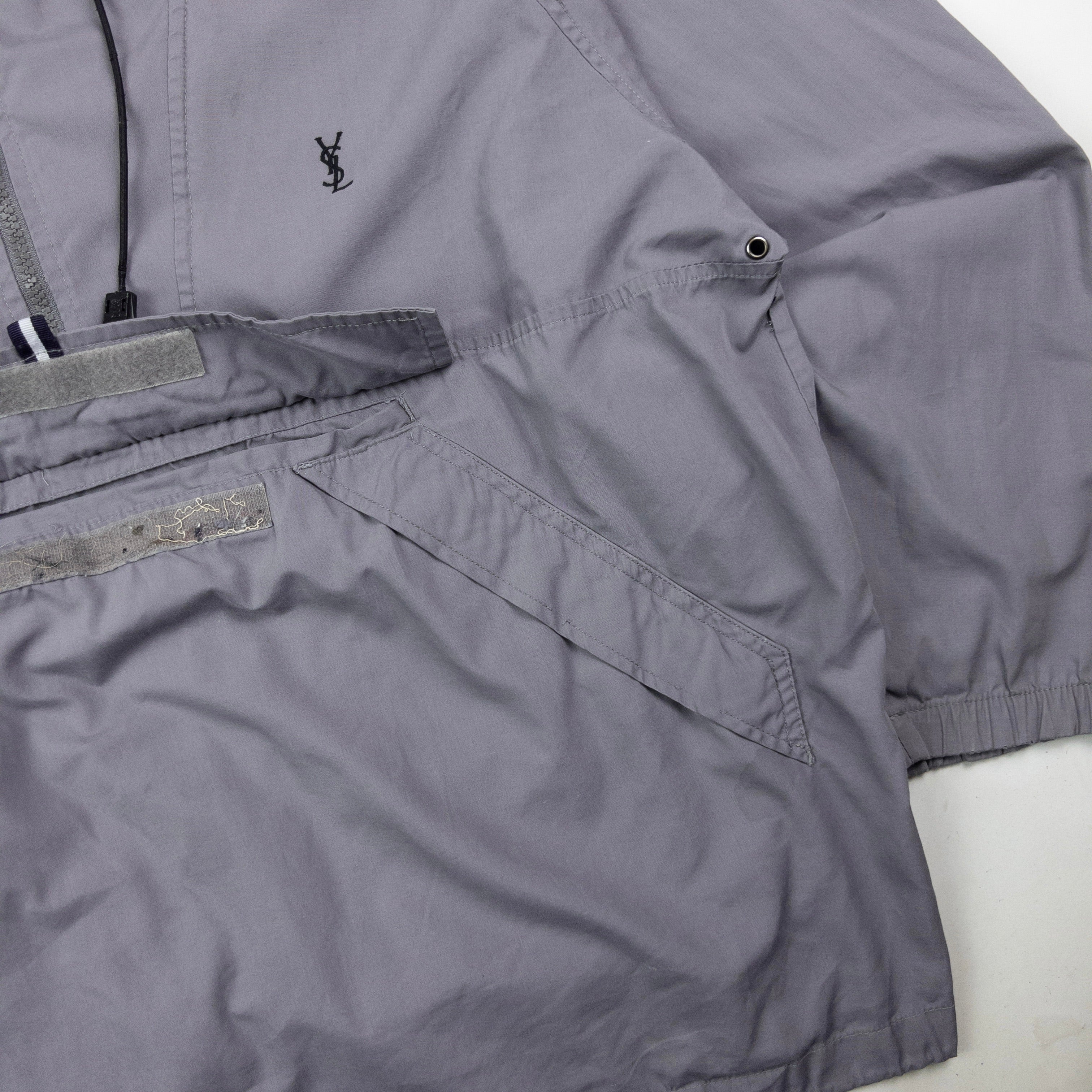 Vintage YSL Yves Saint Laurent Half Zip Jacket Size XL