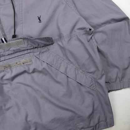 Vintage YSL Yves Saint Laurent Half Zip Jacket Size XL