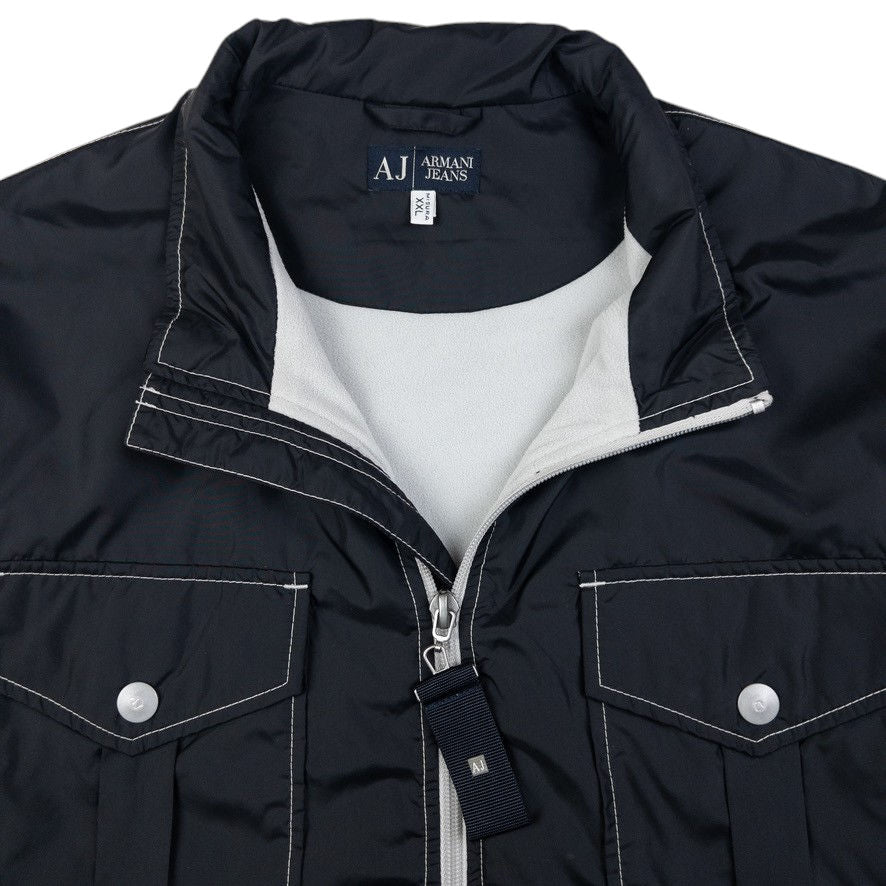 Vintage Armani Jeans Fleece Lined Jacket Size XXL