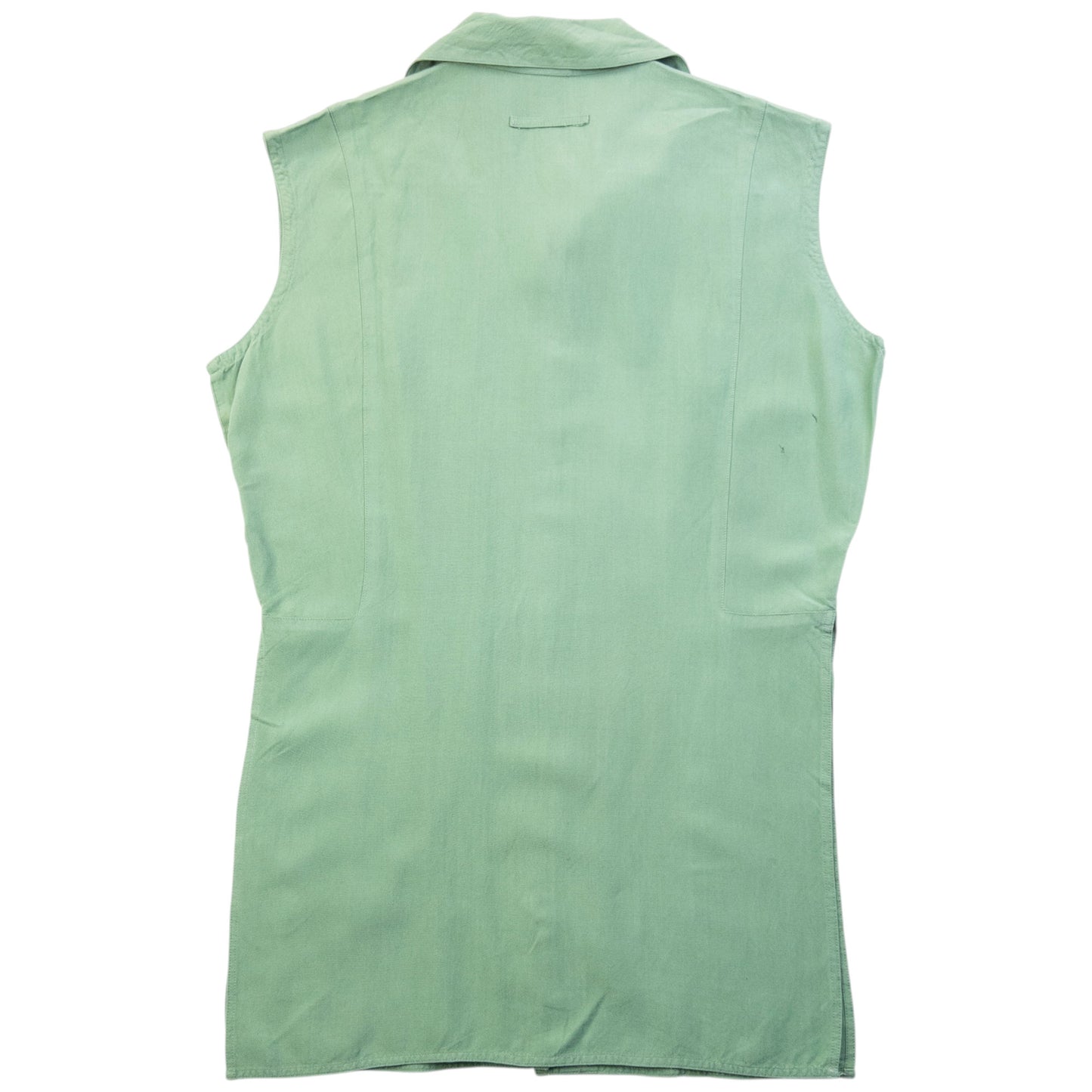 Vintage 90s Jean Paul Gaultier Femme Sleeveless Button Up Shirt Womens SizeM
