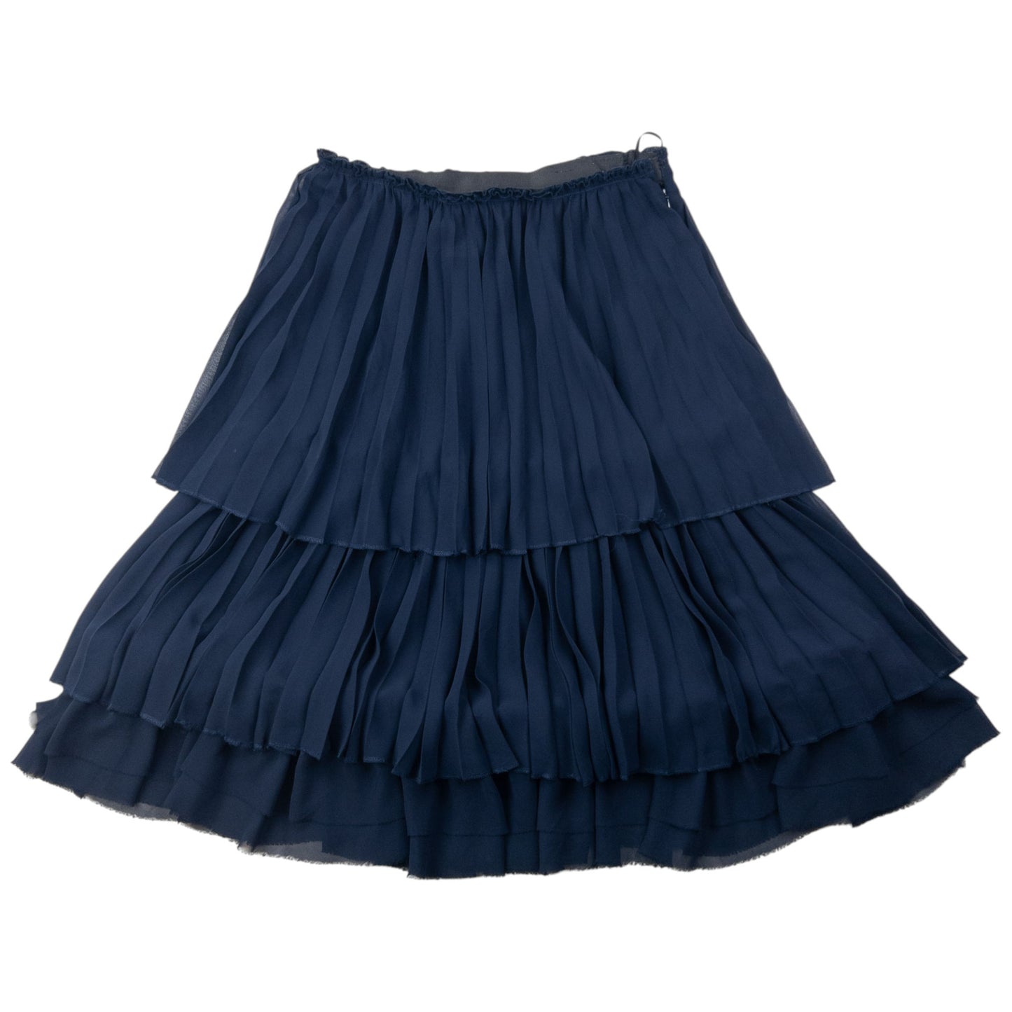 Vintage 2007 Comme Des Garçons Pleated Tier Skirt Womens Size W27