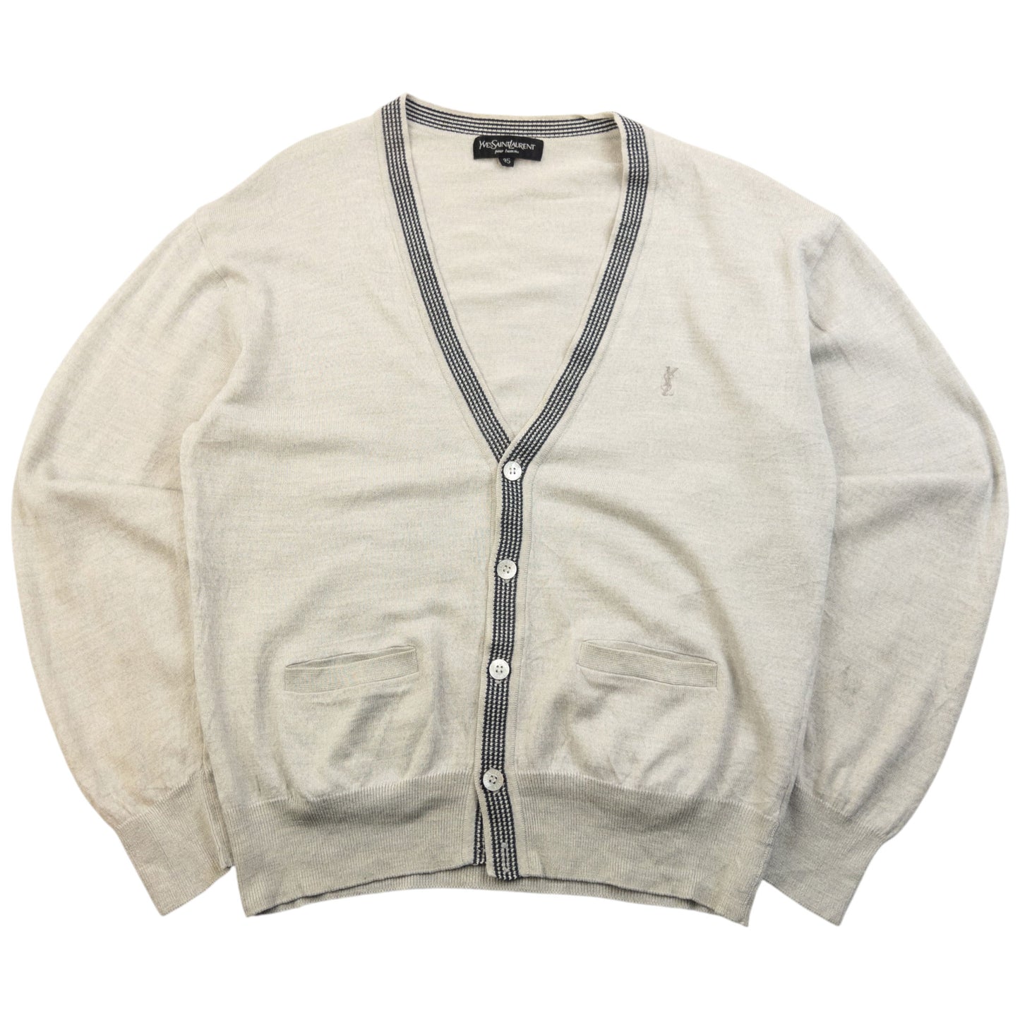 Vintage 90s YSL Yves Saint Laurent Lightweight Cardigan Size S