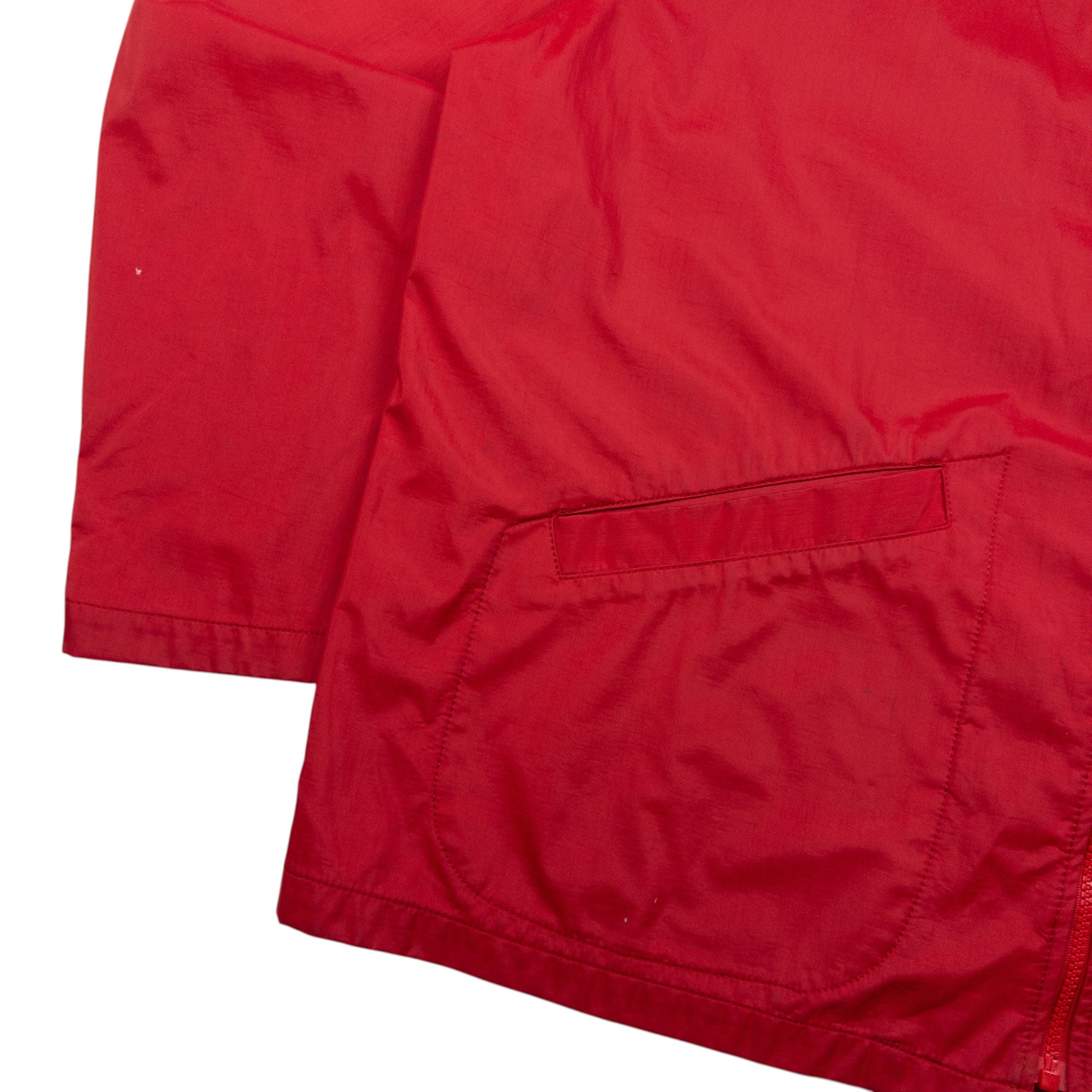 Vintage Armani Jeans Zip Up Rain Jacket Size XL