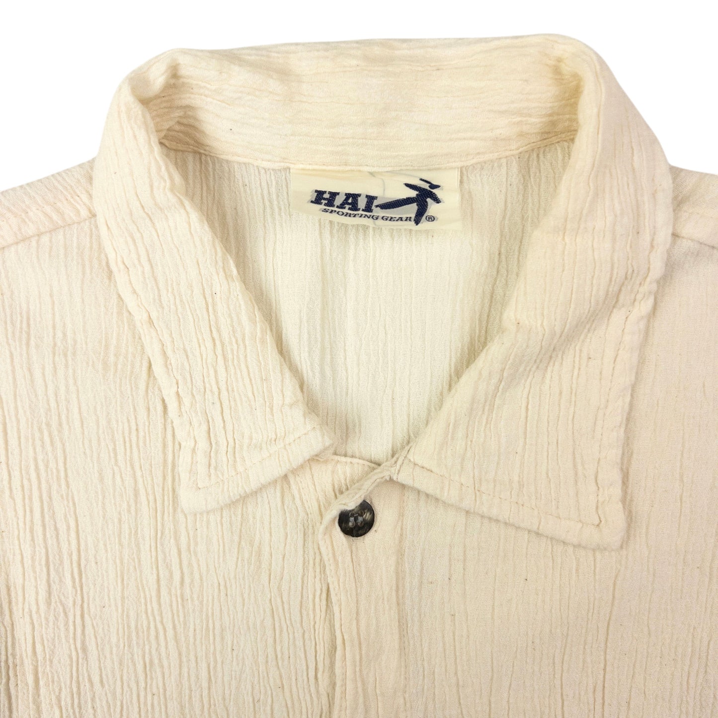 Vintage Hai Sporting Gear By Issey Miyake Short Sleeve Button Up Shirt Size S