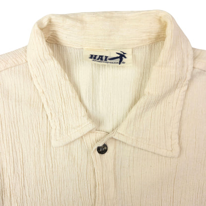 Vintage Hai Sporting Gear By Issey Miyake Short Sleeve Button Up Shirt Size S