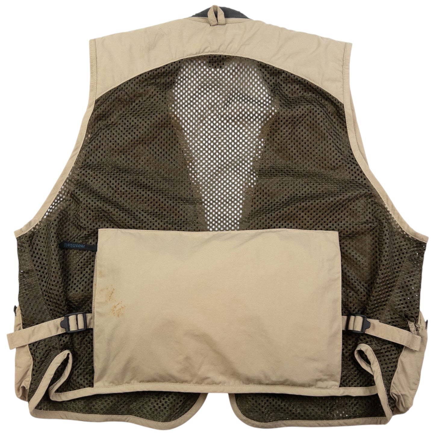 Vintage Montbell Multi Pocket Cargo Vest Gilet Size M