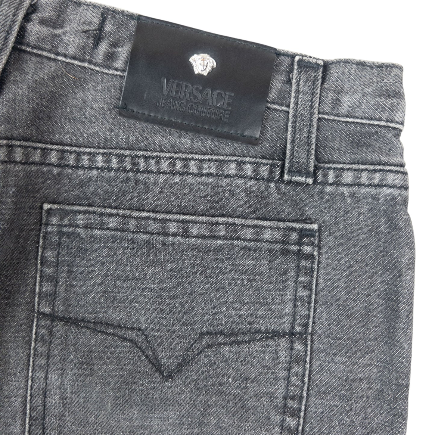 Vintage 2000s Versace Jeans Couture Embroidered Denim Jeans Womens Size W29