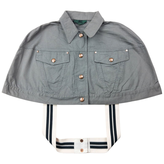 Vintage 80s Jean Paul Gaultier Cropped Cape Jacket Womens Size L