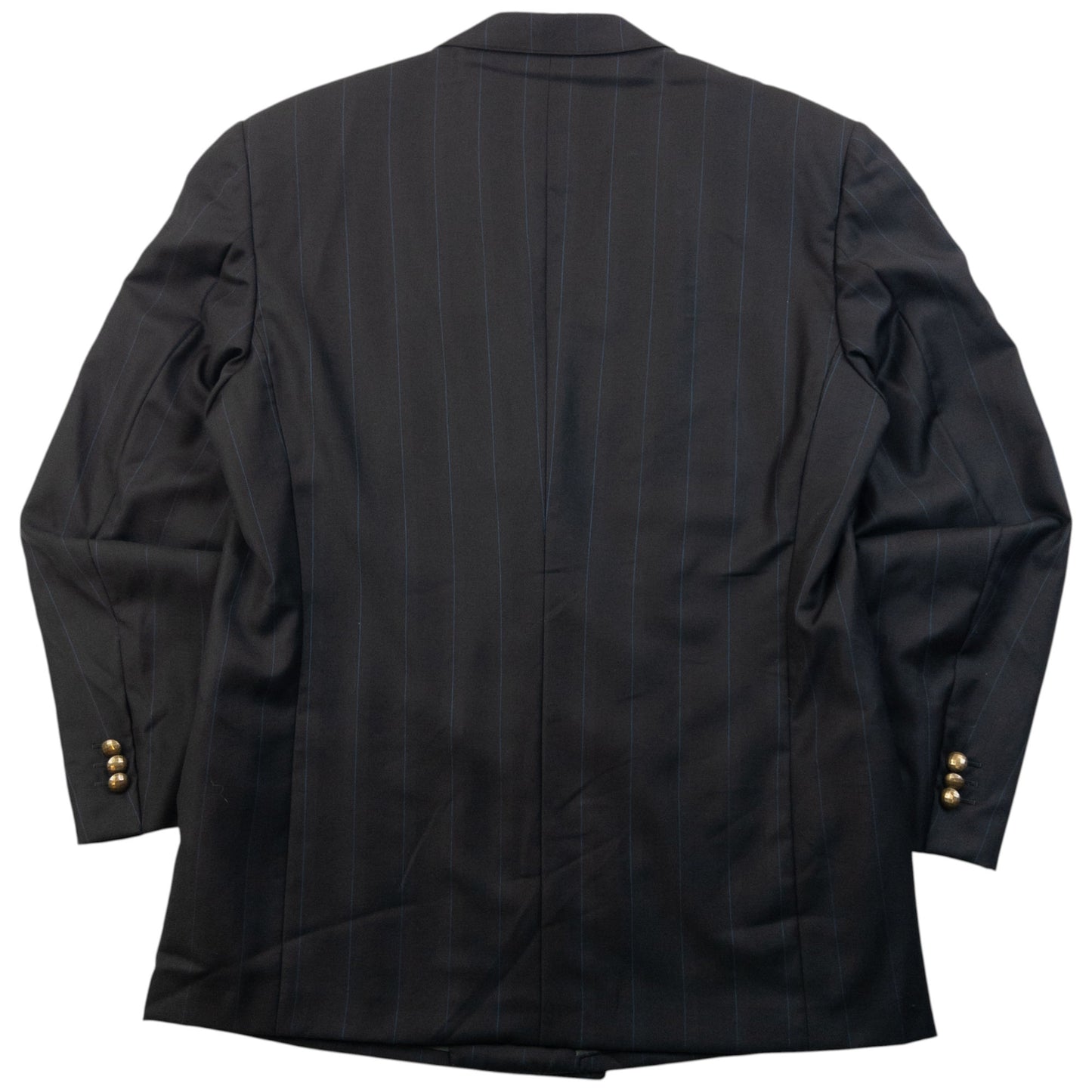 Vintage 90s Gianni Versace Couture Striped Blazer Jacket Size XL
