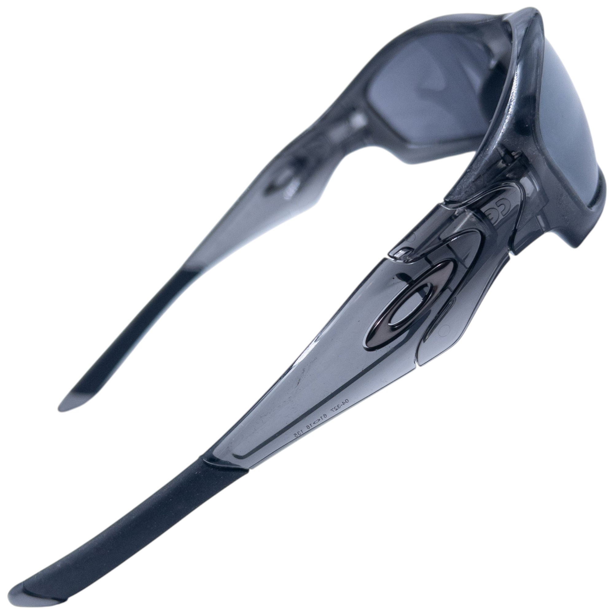 Vintage 2007 Oakley Grey Smoke Straight Jacket Sunglasses