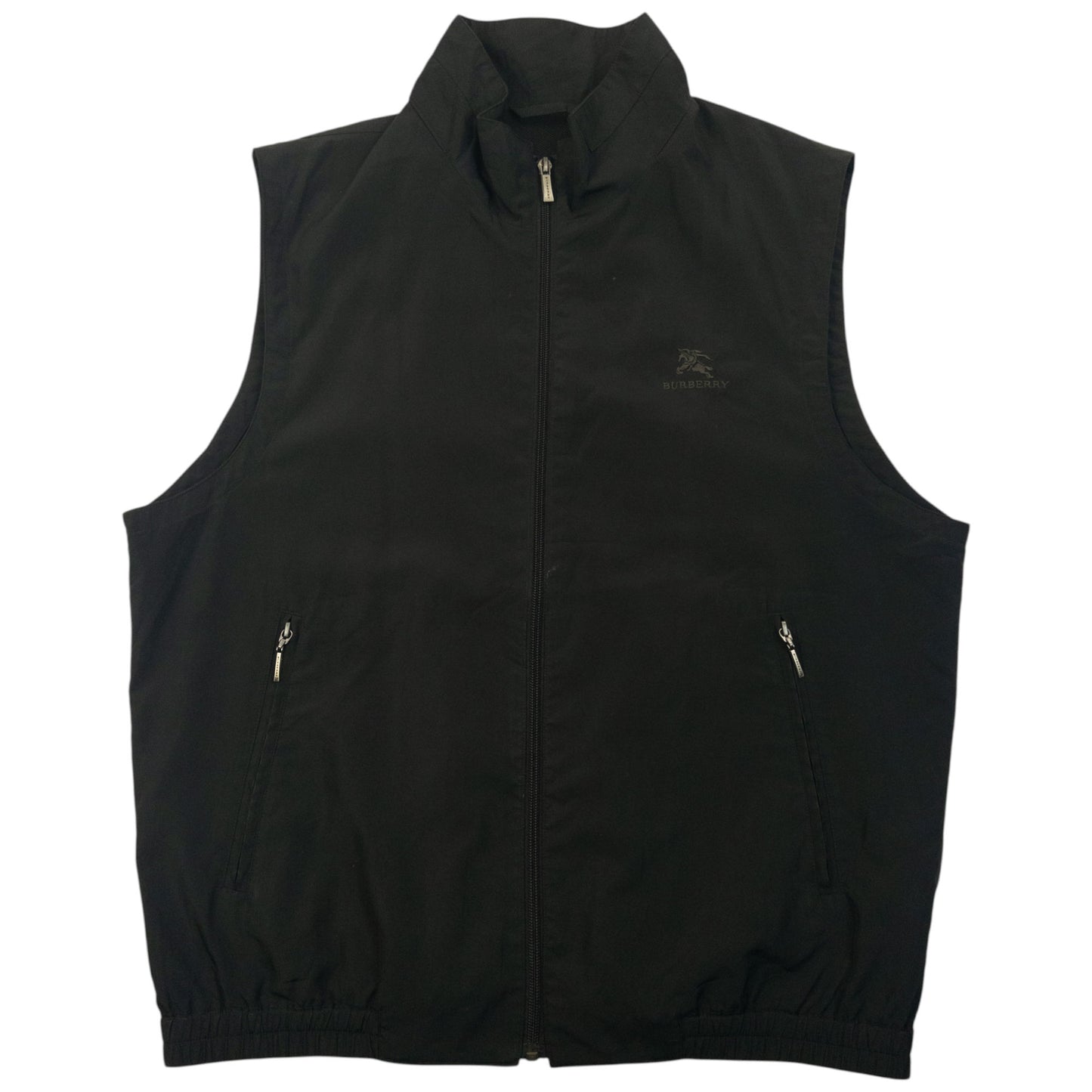 Vintage 2000s Burberry Zip Up Gilet Size XL