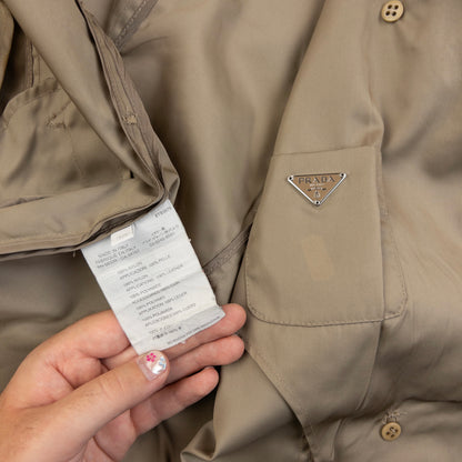 Vintage 2000s Prada Trench Jacket Womens Size S