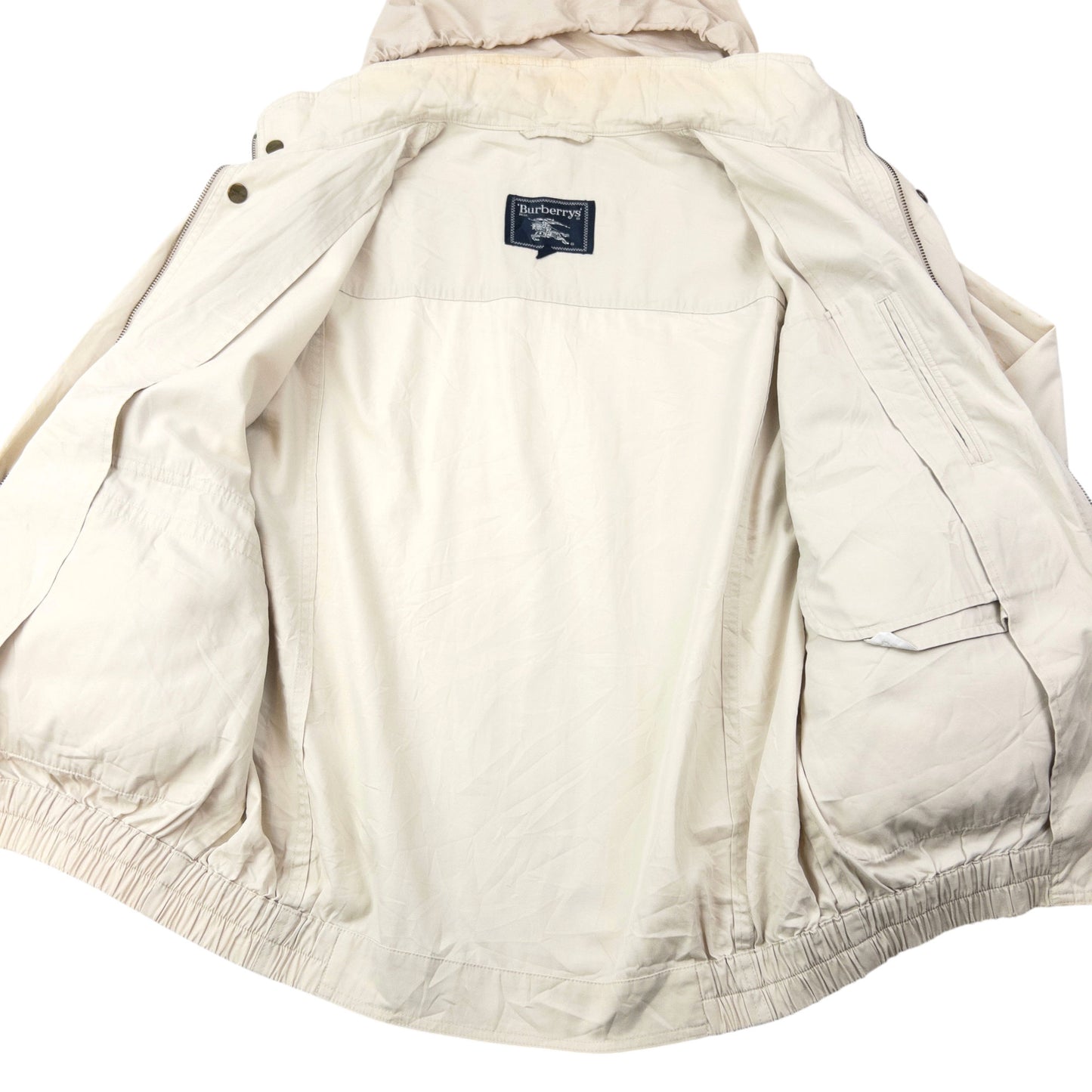 Vintage 90s Burberry Zip Up Jacket Size M
