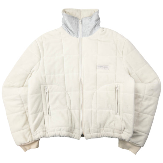 Vintage Giorgio Armani Neve Quilted Fleece Jacket Womens Size L
