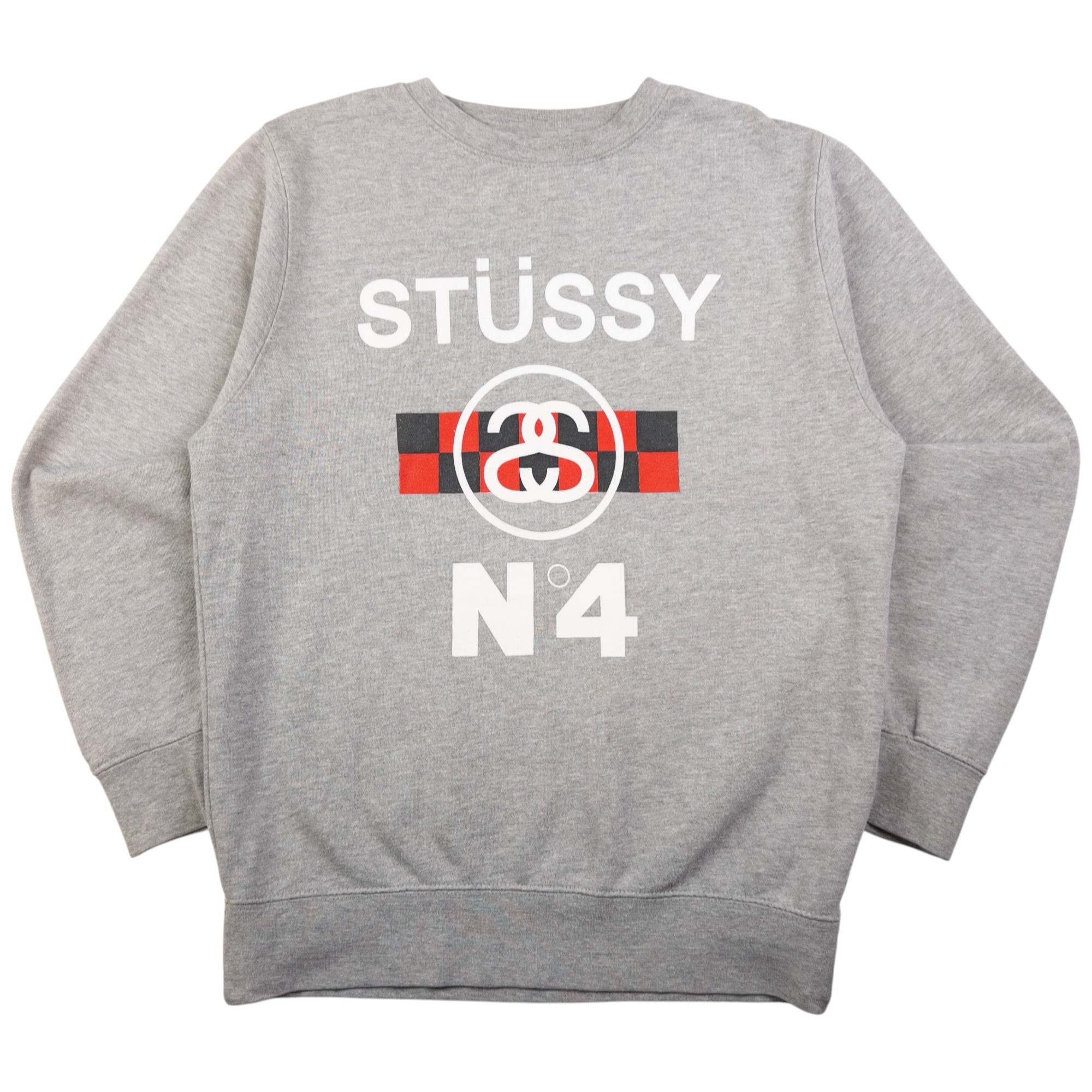 Vintage Stussy No 4 Graphic Sweatshirt Size S