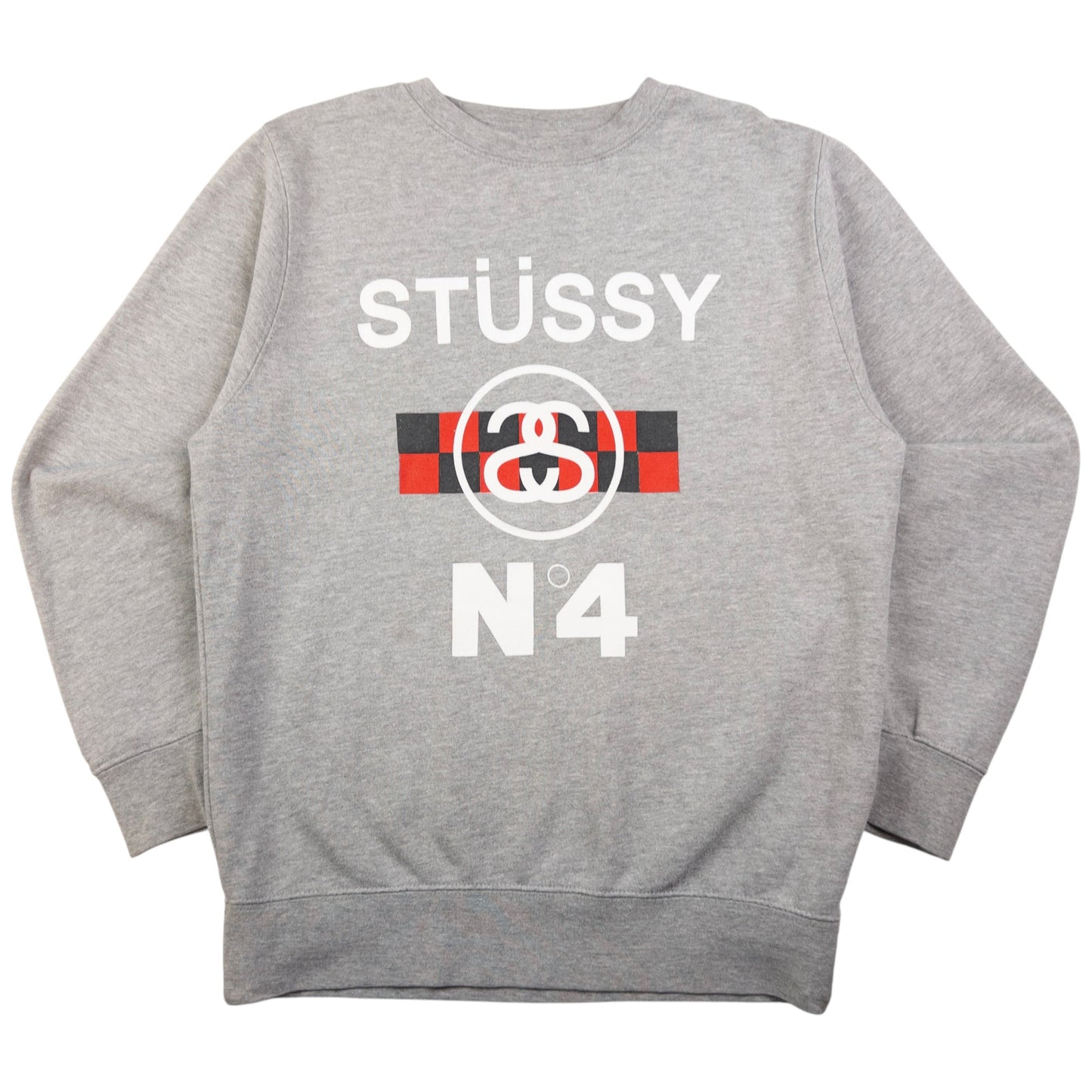 Vintage Stussy No 4 Graphic Sweatshirt Size S