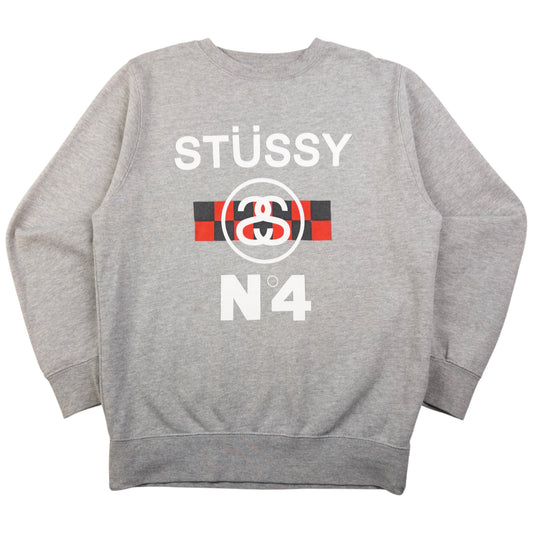 Vintage Stussy No 4 Graphic Sweatshirt Size S