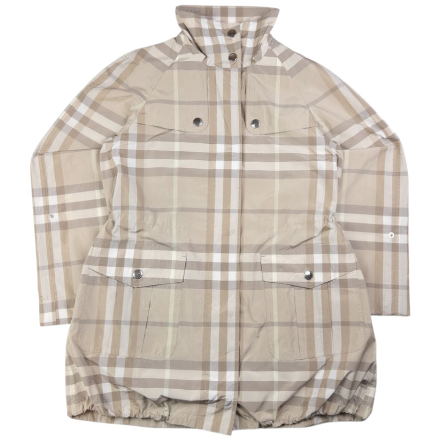 Vintage Burberry Nova Check Trench Jacket Womens Size M