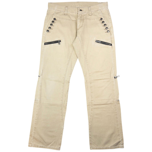 Vintage PPFM Zip Leg Trousers Size W32