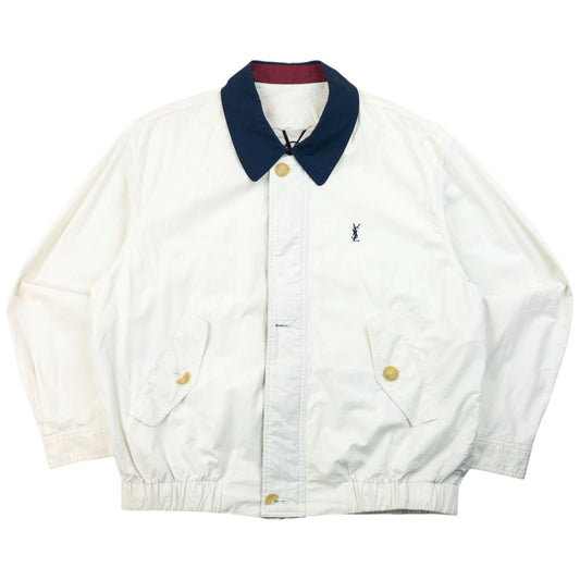 Vintage 90s YSL Yves Saint Laurent Harrington Jacket Size M