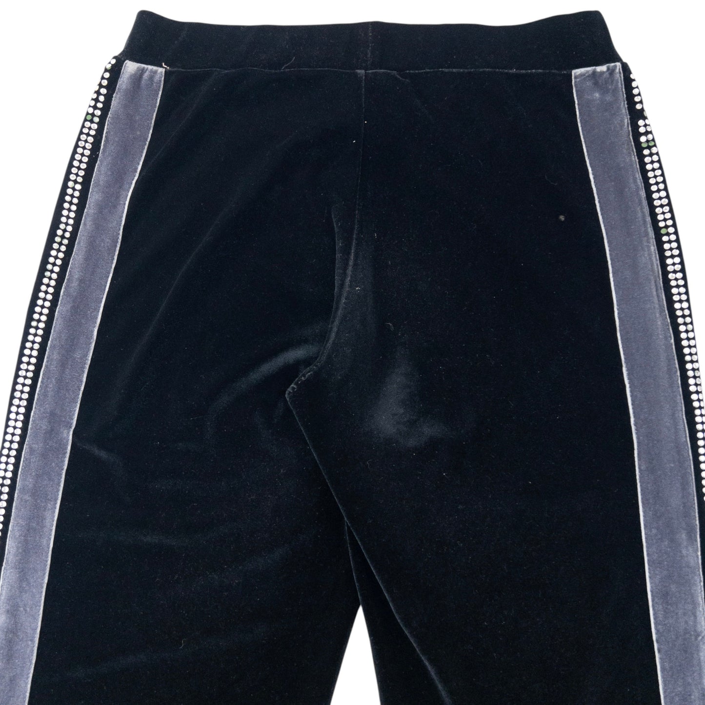 Vintage 2009 Dolce & Gabbana Velour Diamonte Tracksuit Bottoms Size L