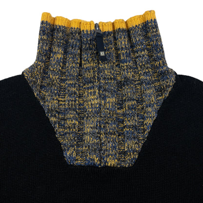 Vintage Armani Jeans Q Zip Knit Jumper Womens Size M