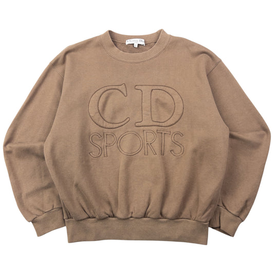 Vintage 90s Dior Sports Embroidered Sweatshirt Womens Size L