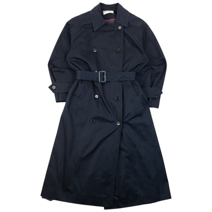 Vintage 80s YSL Yves Saint Laurent Belt Waist Trench Jacket Womens Size XL