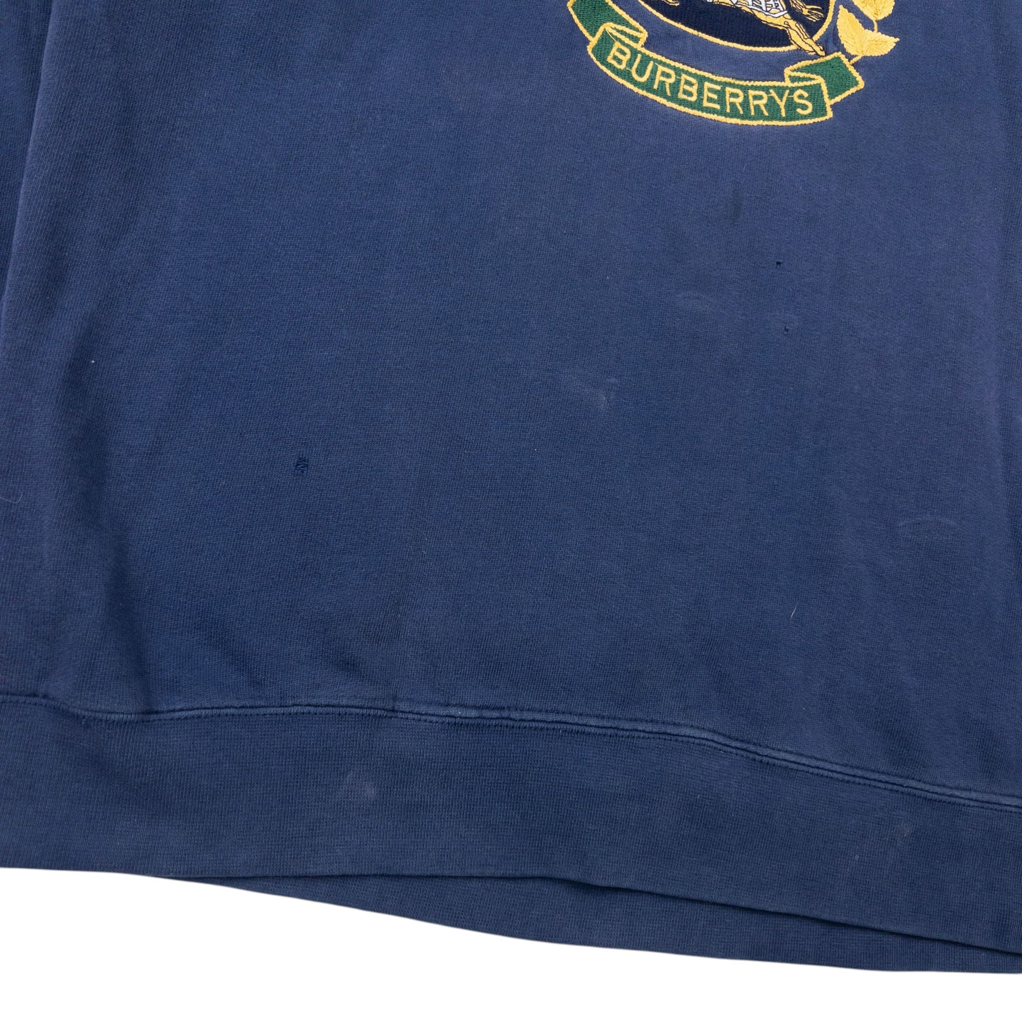 Vintage Burberry Embroidered Sweatshirt Size M