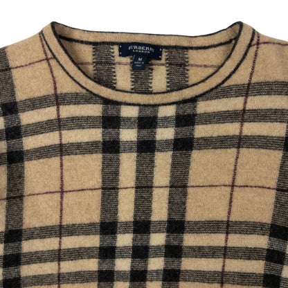 Vintage Burberry Nova Check Jumper Womens Size S