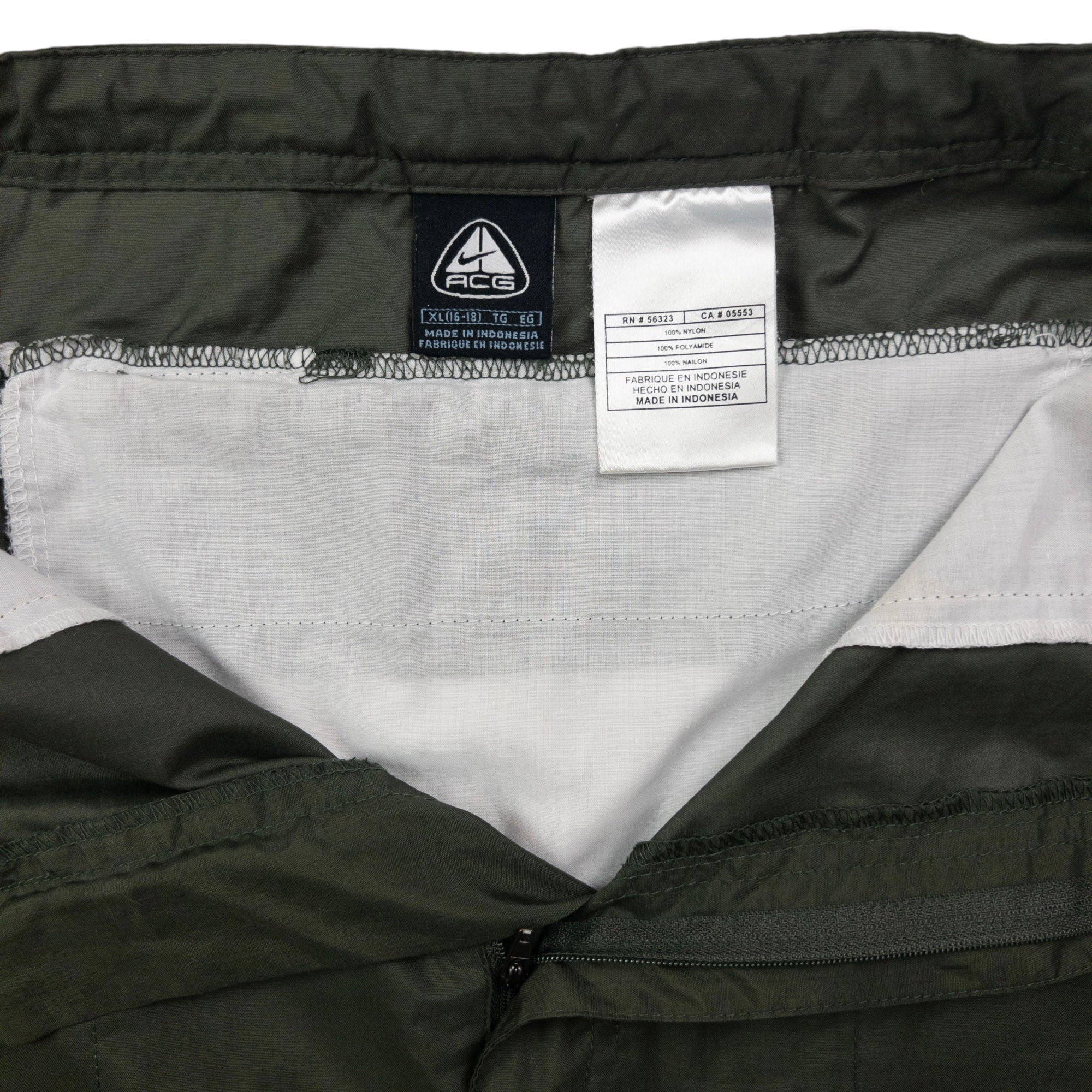 Vintage Nike ACG Zip Off Skirt Womens Size XL