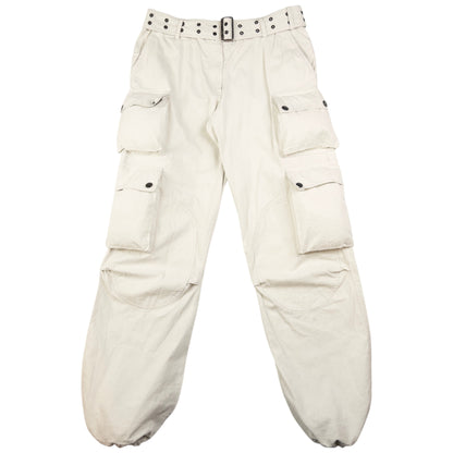 Vintage Burberry Multi Pocket Cargo Trousers Size W28