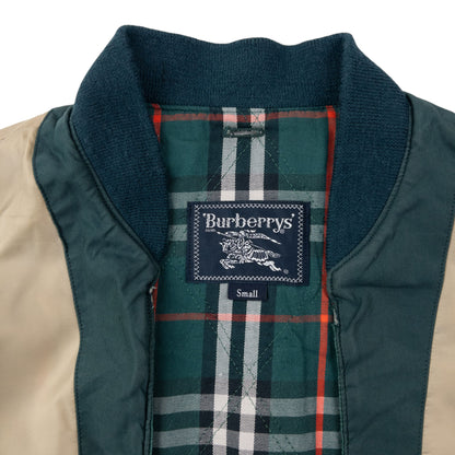 Vintage 90s Burberry Nova Check Lined Cropped Jacket Womens Size S