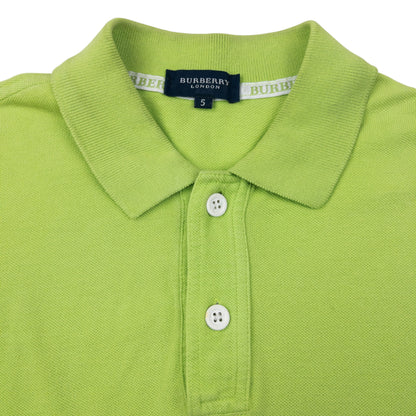 Vintage 2000s Burberry Embroidered Long Sleeve Polo Shirt Size M