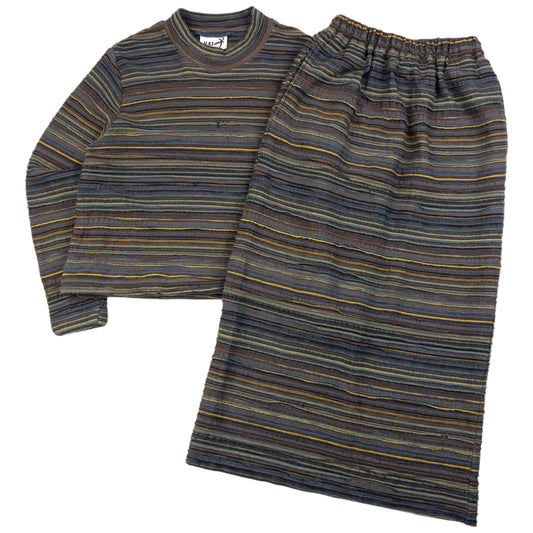 Vintage 90s Hai Sporting Gear By Issey Miyake Jumper & Skirt Set Womens Size M