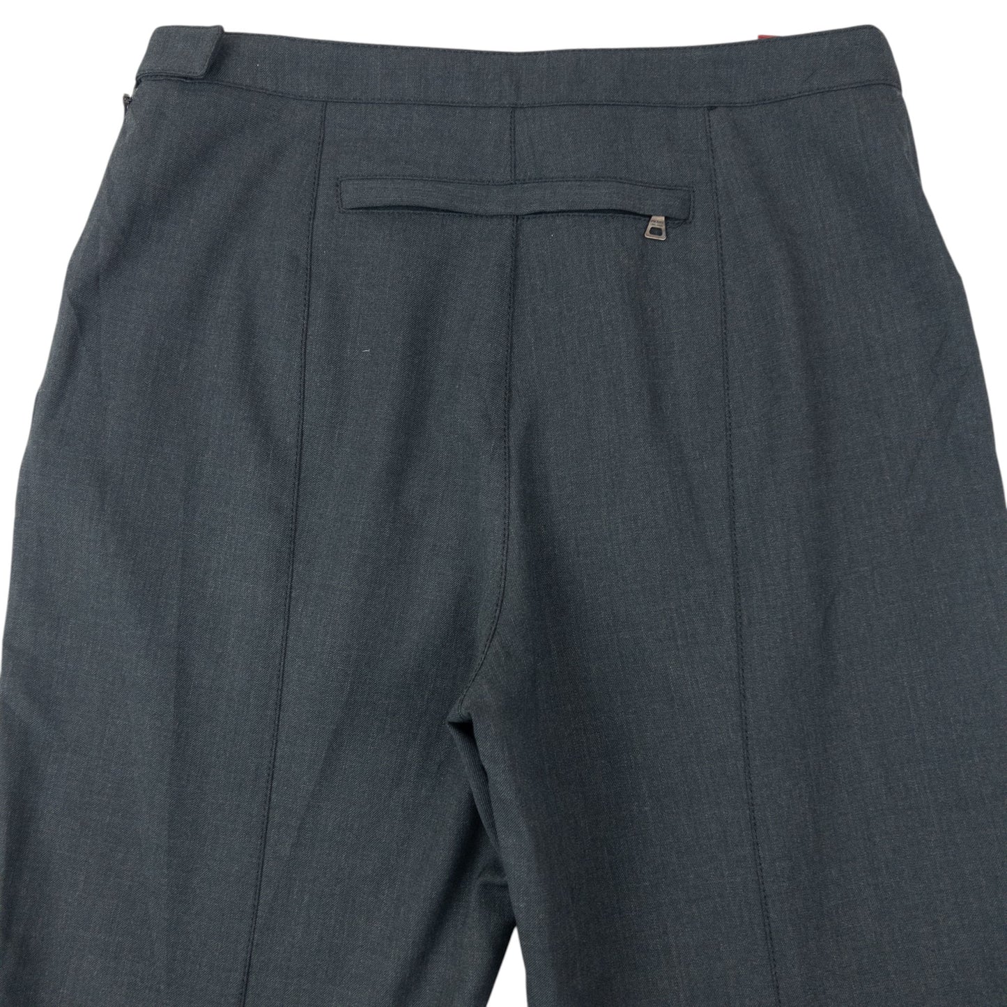Vintage 2000s Prada Sport Zip Cuff Wool Trousers Womens Size W27