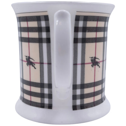 Vintage Burberry Nova Check Fine China Mug
