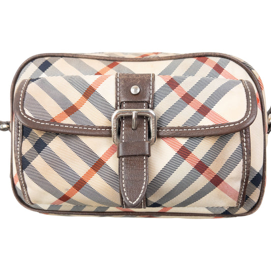 Vintage 2000s Burberry Blue Label Nova Check Crossbody Bag